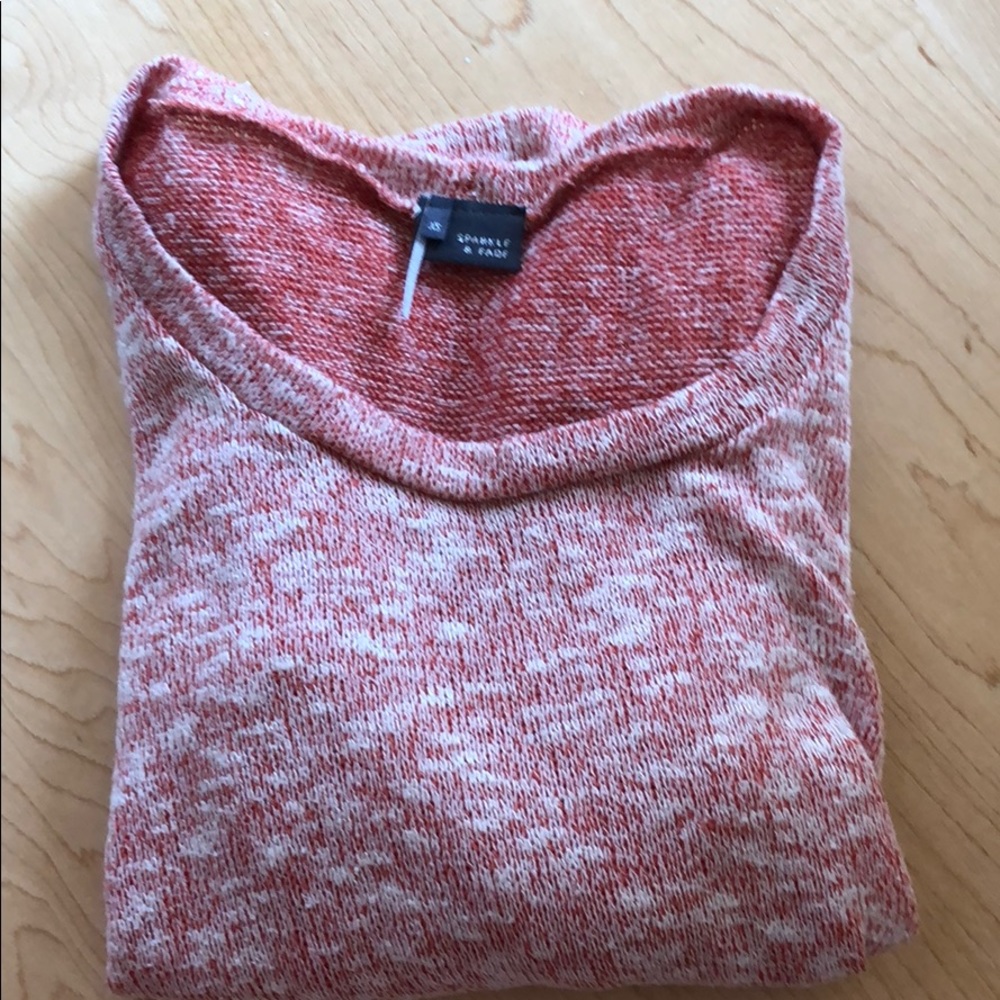 SPARKLE & FADE | Orange Sweater